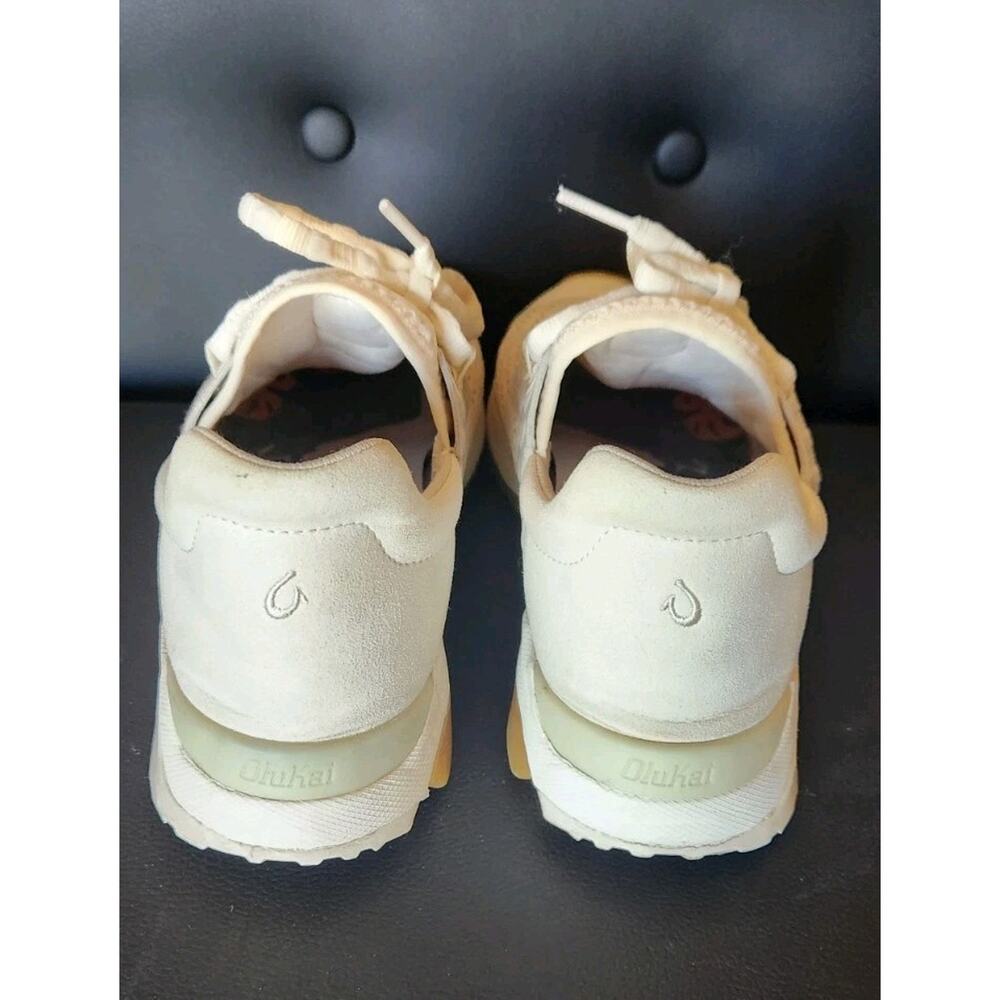 Olukai Women's Wailuku Sneakers Size 8 Off White - Picture 5 of 9